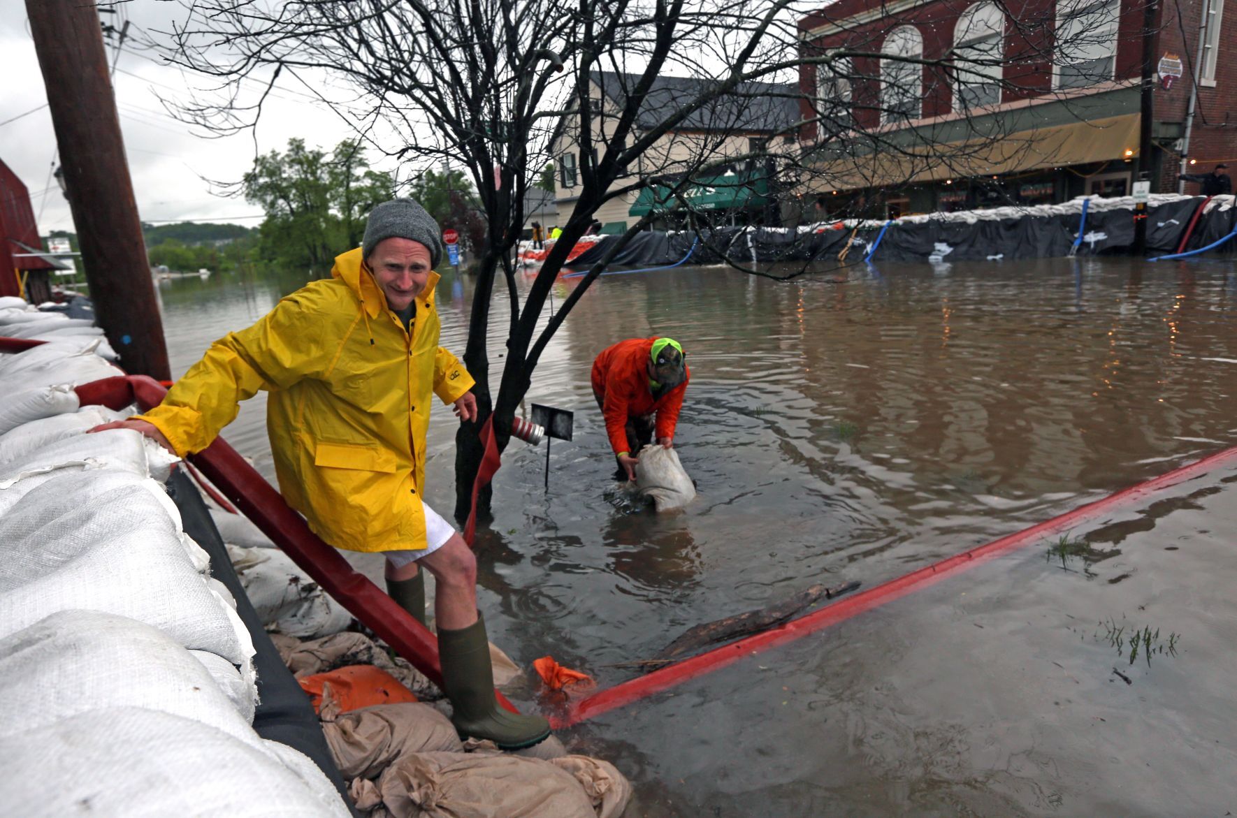 Flood waters rescinding quickly in Eureka